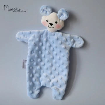 Pihe-puha szundikendő - kék maci